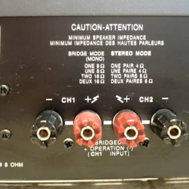 NAD - RECEIVER - 710 Stereo AM FM Leistungsbeschreibung Endstufen-Sektion - Bild 2 / 9