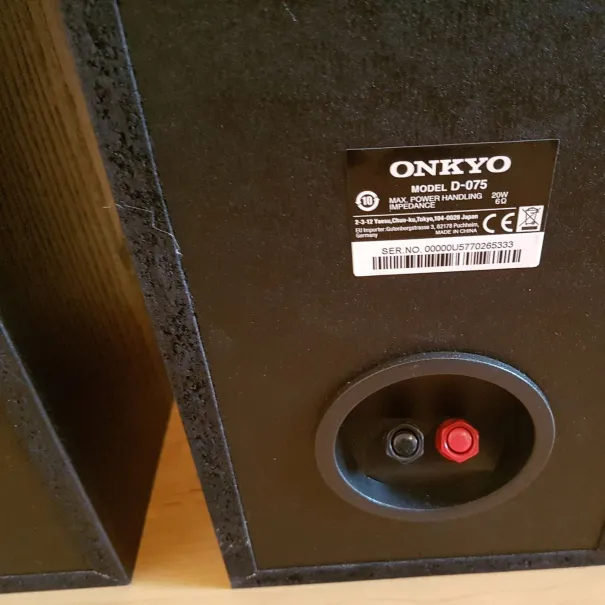 ONKYO - D-075 Hifi Lautsprecher Boxen schraub Anschluss Top 175.- - Bild 2 / 11