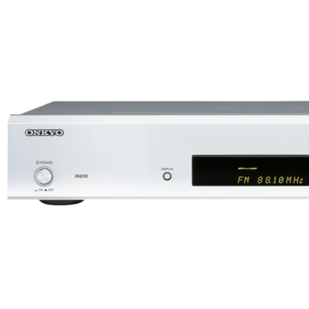 ONKYO Hifi Tuner Silber T-4355 Top Modell Radio Data System (RDS [PS/RT])- Frontplatte aus Aluminium - Bild 3 / 11
