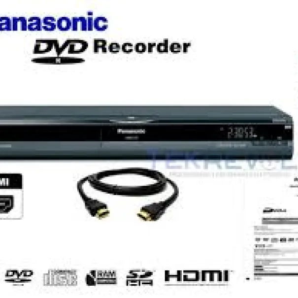 PANASONIC DMR EH 53 EC-K black HDMI SCART 160GB Festplatte DVD R DVD R DL DVD RW DVD-RAM - Bild 1 / 12