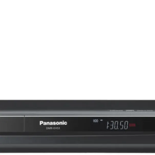 PANASONIC DMR EH 53 EC-K black HDMI SCART 160GB Festplatte DVD R DVD R DL DVD RW DVD-RAM - Bild 2 / 12