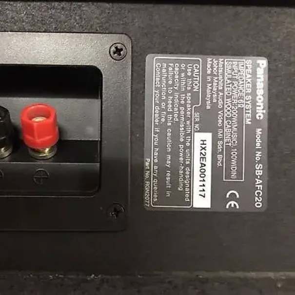 PANASONIC Modell: SB-AFC20 Speziall Lackierung Gehäuse viollet Grill weiss - Bild 4 / 12
