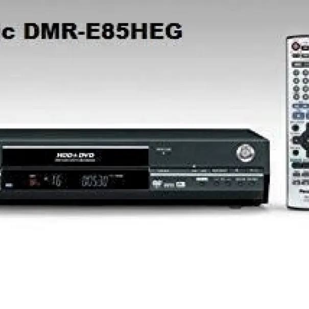 PANASONIC Panasonic DMR-E 85 HEG-K DVD- und Festplattenrekorder 80GB schwarz DVD Recorder Top Modell in Top Ausführung Qualität Panasonic - Bild 1 / 12