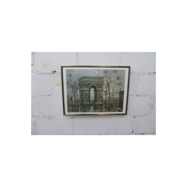 Paris 25 Bild L Are de Triomphe Mahler : Signiert - Bild 1 / 7