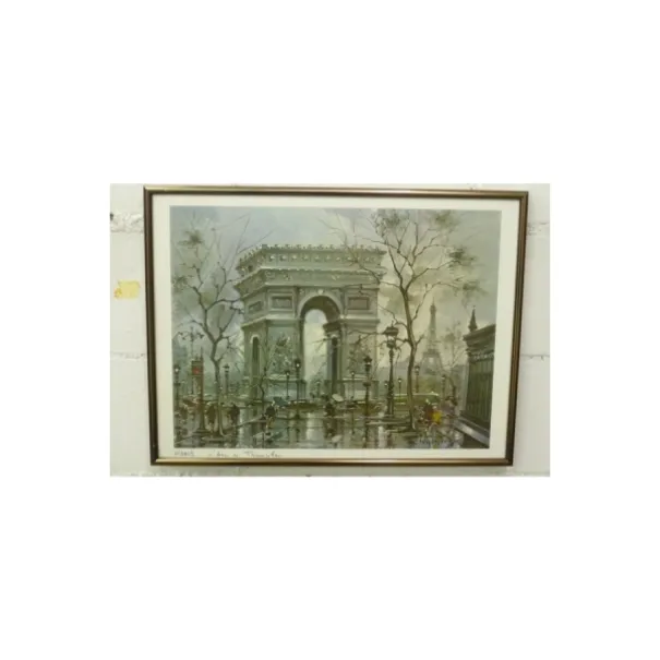 Paris 25 Bild L Are de Triomphe Mahler : Signiert - Bild 2 / 7