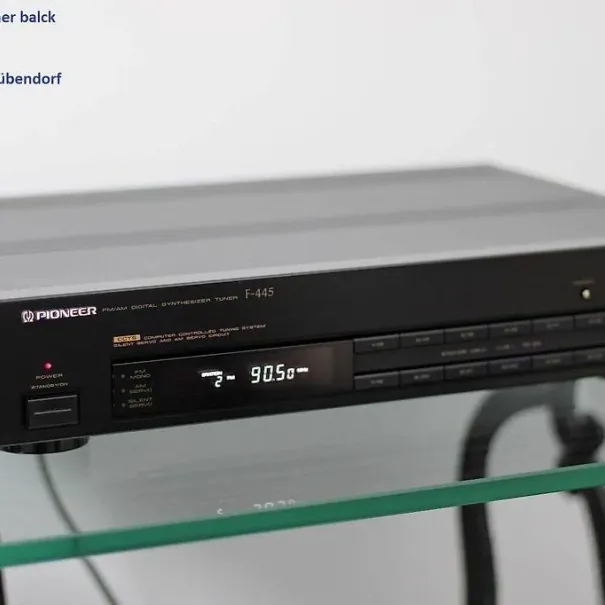 PIONEER F-445L Digital Tuner FM, MW Tuning-Skala: Digital FM Tuning Analoger Tuner Oldy black - Bild 2 / 12