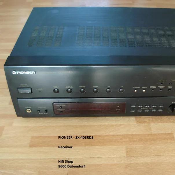 PIONEER-RECEIVER-Tuner- RDS Verstärker SX-403RDS Top Klang Top Modell black Pioneer Receiver  Musik geniessen. Mit 2 x 85 Watt - Bild 1 / 8