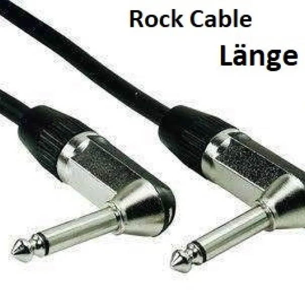 Rockcable Abgewinkelt Jack 15 cm Neu die Marke - Bild 1 / 12