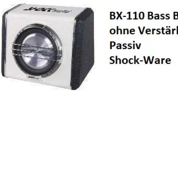 SHOck WARE BASS Lautsprecher BOX BX-110 - 66 1200 Watt Power Auto-Hifi-Musik. - Bild 3 / 9