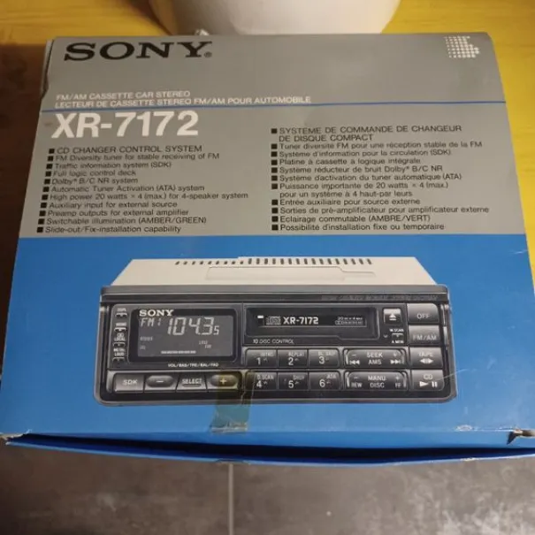 SONY - Autoradio Cassette + Diebstahlsicherung XR 7172 - Bild 1 / 10