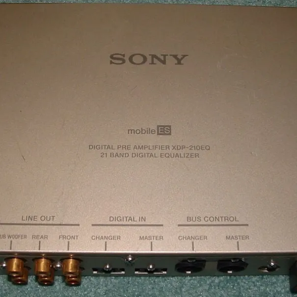 SONY Car Audio Digital Pre Amp Equalizer XDP-210 EQ - Bild 3 / 11