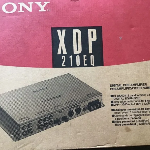 SONY Car Audio Digital Pre Amp Equalizer XDP-210 EQ - Bild 2 / 11