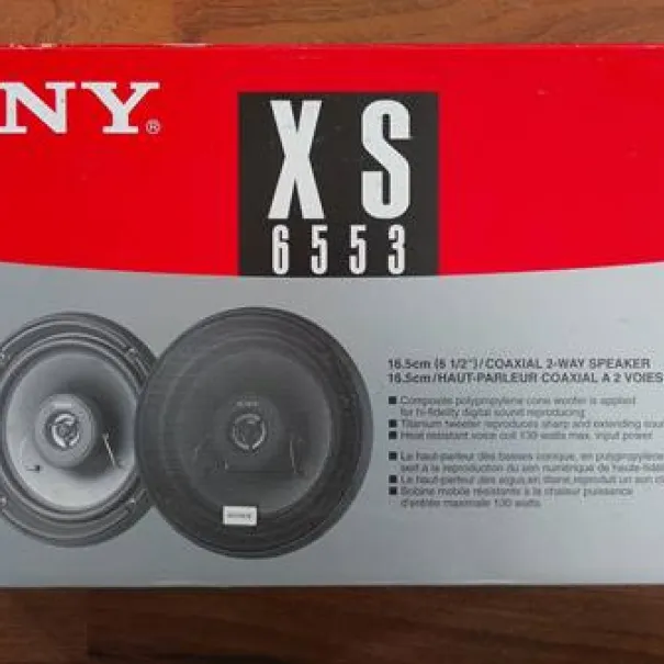 SONY Car HIFI Lautsprecher Neu XS-6553 2 Weg 130W - Bild 1 / 12