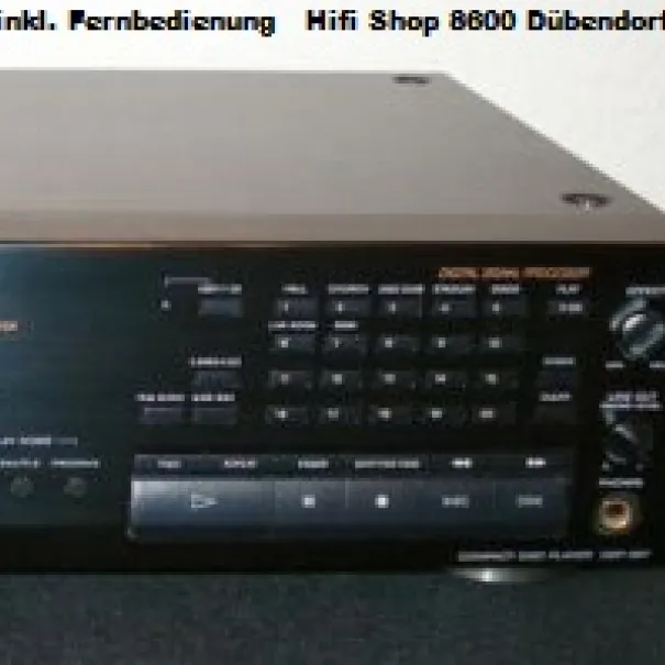 SONY - CDP 897 CD Player inkl. FB Top Modell black - Bild 1 / 9