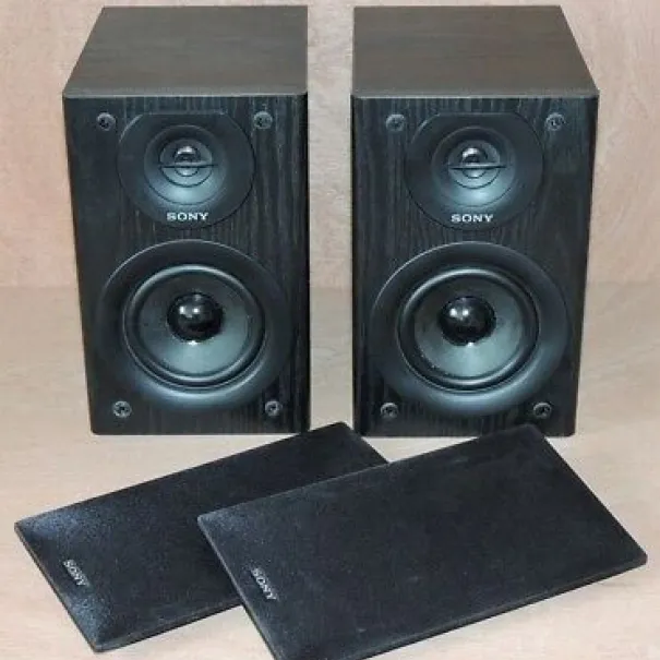 SONY-HIFI Lautsprecher 2Weg mit Bass Reflex black - Bild 1 / 15