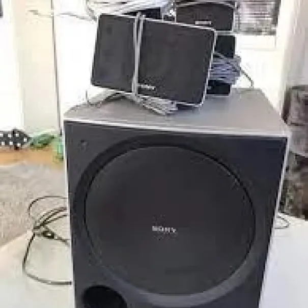SONY - Sourround System Lautsprecher SA WP 780 Tieftöner silber - Bild 1 / 12