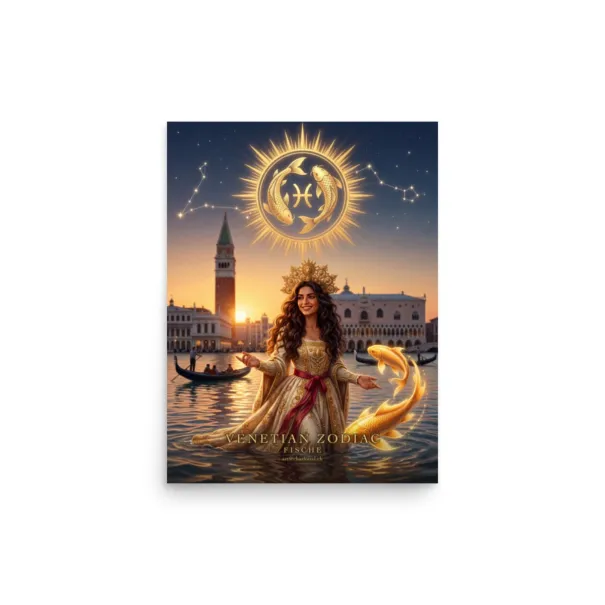 Sternzeichen-Poster – Die Venezianische Göttin (alle 12 Zeichen) - Bild 1 / 1