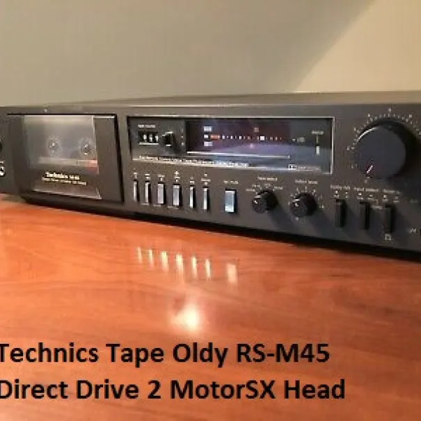 T E C H N I C S OLDY Tape Deck ******** HIFI - KompoKassetten TapeModell: RS -M 45Serie hifi-audio-oldy- - Bild 1 / 10