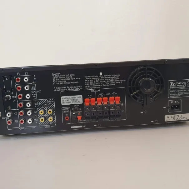 TECHNICS - Receiver SA-GX370 AV Control Hifi Audio inkl. FB 250.- - Bild 4 / 11