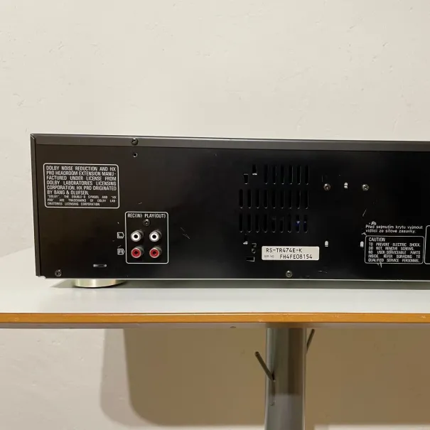 T E C H N I C S       RS-TR 474 Top DOPPEL Kassetten Tape HX PRO MOTORISIERTES Cassetten Fach autom. - Bild 2 / 11