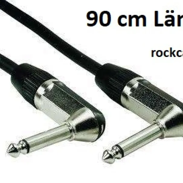 Verbindungen von Efekt geräte zu E-Gitarre usw..... 90 cm Länge Jack Kabel rockcable - Bild 1 / 11