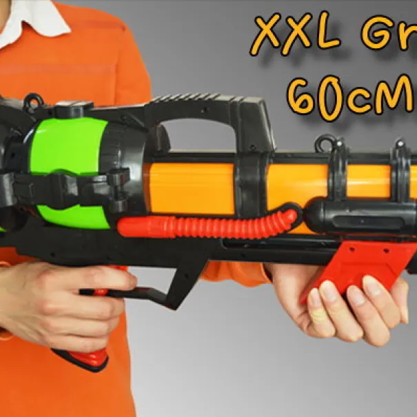 XXL Wasserpistole 60 cm mit 1200 ml Tank - Bild 2 / 3