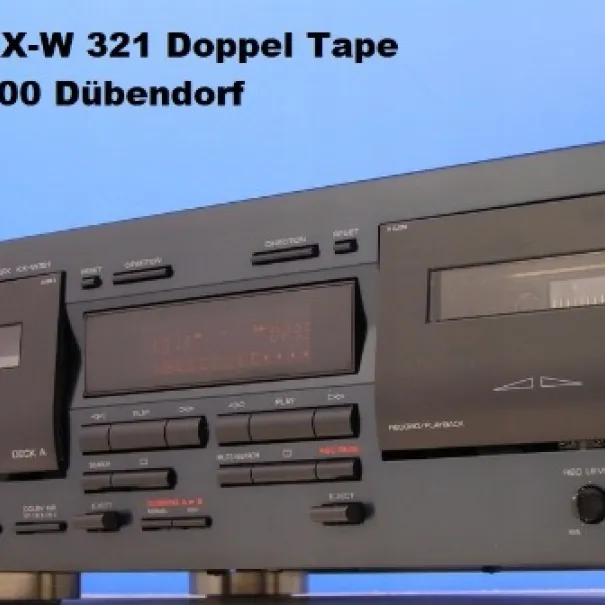 Yamaha KX-W 321 Kassettendeck schwarz Dolby B/C - Bild 1 / 12