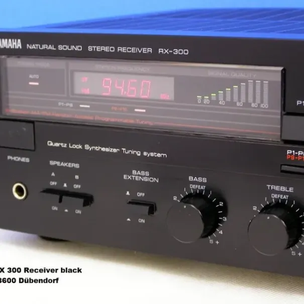 YAMAHA Natural Sound Audio Hifi - RX 300 Receiver black - Bild 1 / 11