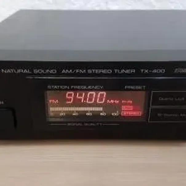 Yamaha TX-400 TX 400 Natural Sound AM FM Stereo Tuner in Schwarz - Bild 4 / 11