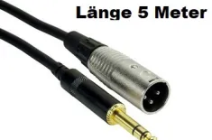 5 Meter Studio Kabel Neu Rockc...