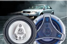 auto - lautsprecher - design led blau leuchten 16cm neu