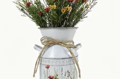 Eisenkunstvase im amerikanischen Landhausstil
