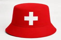 Fischerhut Schweiz Edition Rot...