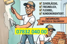 Maurer, Plattenleger, Gipser, Maler