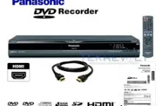 PANASONIC DMR EH 53 EC-K black HDMI SCART 160GB Festplatte DVD R DVD R DL DVD RW DVD-RAM