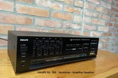 Philips Amplifier - Verstärker FA 569 and Equalizer and Katalog