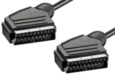 SCART Kabel 1.5 Meter Länge Neu Audio Hifi Video VHS