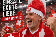 Schweiz Nati Irokesen Per&uuml;cke ...