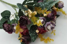 Seidenblumen Rose Pfingstrose