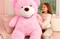 Teddybär XXL Pink 200 cm