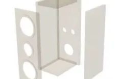 visaton 2x Gehäuse  leer  neu Lackiert