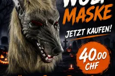 Wolf Maske Halloween Kost&uuml;m Fa...